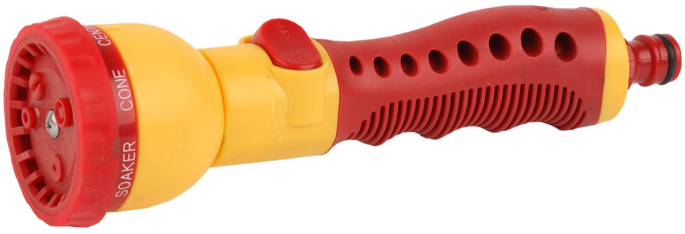 Поливочный наконечник C-7, 7 режимов, пластиковый с TPR