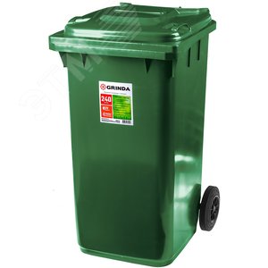 Изображение товара Мусорный контейнер 240 л (730х580х1060 мм), МК-240 (шт)