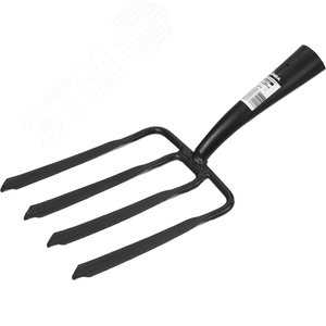 Копальные вилы 180х220 мм, кованые, четырёхрогие - фото 2