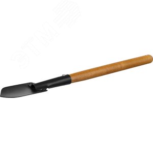 Садовая лопаточка ProLine 125х92х560 мм, деревянная ручка