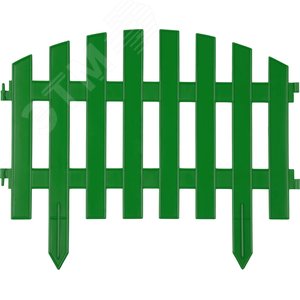 Забор декоративный ''АР ДЕКО'', 28x300см, зеленый