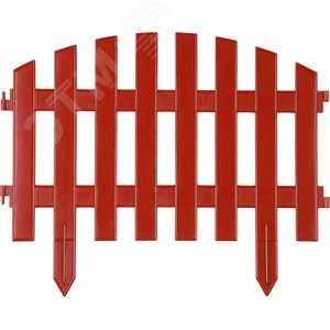Забор декоративный ''АР ДЕКО'', 28x300см, терракот