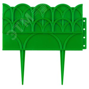 Бордюр декоративный для цветников, 14х310см, зеленый - фото 1