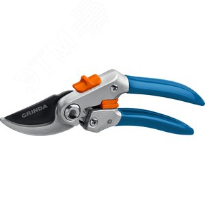 Плоскостной секатор с шестерённой передачей c противоскользящими алюминиевыми рукоятками 210 мм PROL - фото 1