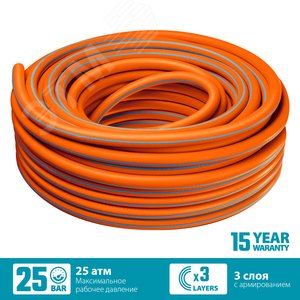 Шланг поливочный PROLine FLEX 3 1/2'' 25 м 25 атм из термоэластопласта трёхслойный армированный - фото 2