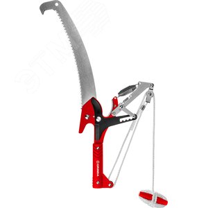 Штанговый сучкорез с храповым механизмом и пилой с режущим крюком HX-350 - фото 1