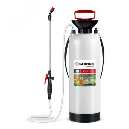 Опрыскиватель переносной TS-10, 10 л, широкая горловина, устойчивое днище - фото 1