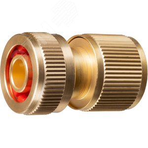 Соединитель быстросъёмный PROLine BC-12A для шланга, 1/2'', с автостопом, из латуни - фото 1