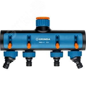 Изображение товара Поливочные распределители PROLine TS-4 четырехканальный, с внутренней резьбой 3/4''-1'' (шт)