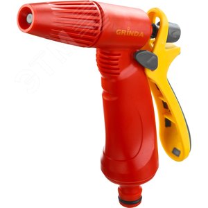 Пистолет поливочный P-R плавная регулировка, курок сзади, пластиковый - фото 1