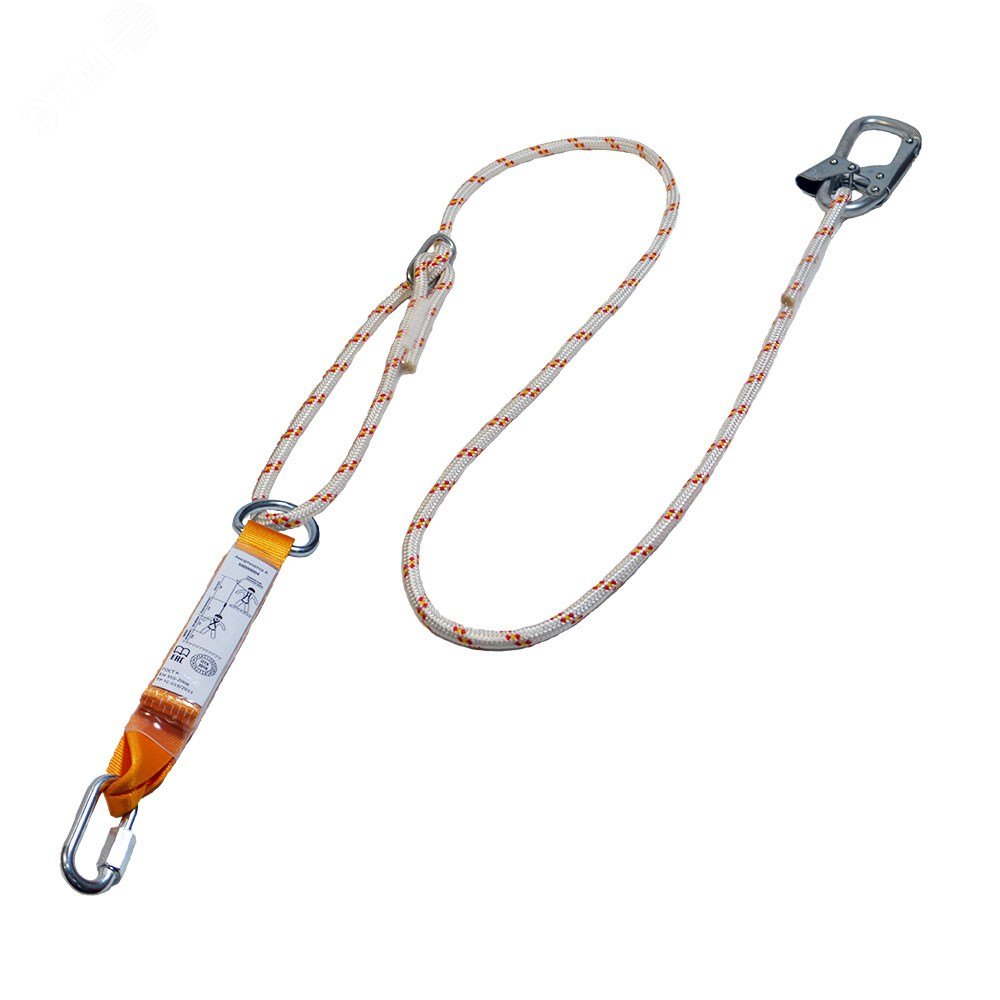 Изображение товара Регулируемый строп аВрег+Кс 2 м с амортизатором и карабином Россия