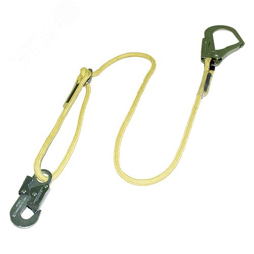 Изображение товара Регулируемый огнеупорный строп из веревки с карабинами до 2 м