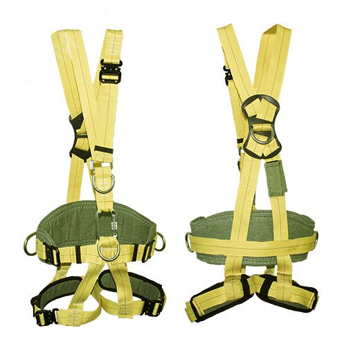 Изображение товара Страховочная огнеупорная привязь Н51 для сварщиков, безопасность и надежность