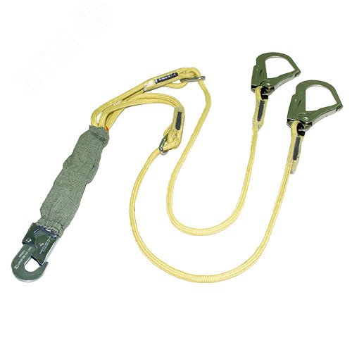 Изображение товара Строп аКдр - огнеупорный двойной из регулируемой до 2 м веревки с амортизатором (упак)