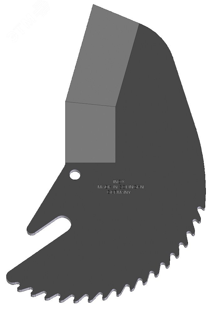 Изображение товара Запасное лезвие для ножниц Zenten 63 мм для резки пластиковых труб