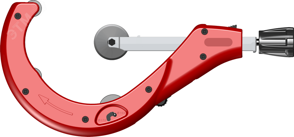 Изображение товара Труборез ручной для полимерных труб до 6.5/8'' (до 170мм) (шт)