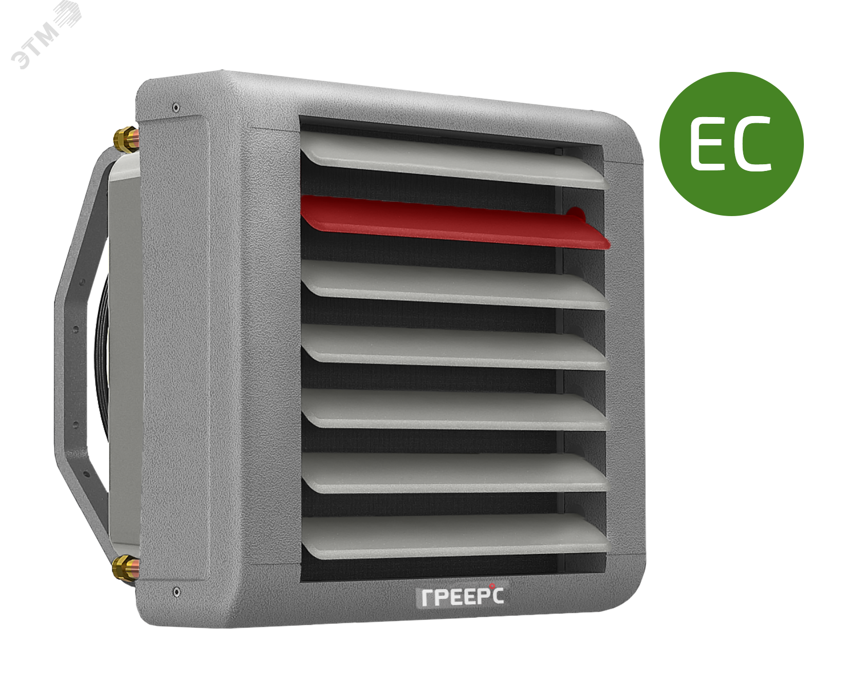 Изображение товара Тепловентилятор водяной на 29.2 кВт ВС-2125 ЕСМ IP54 c электрокоммутируемым вигателем и монтажной консолью (шт)