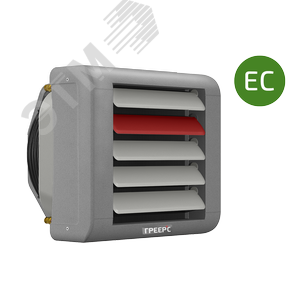 Изображение товара Тепловентилятор водяной с электрокоммутируемым двигателем ЕСМ IP54 и монтажной консолью на 13.5 кВт (шт)