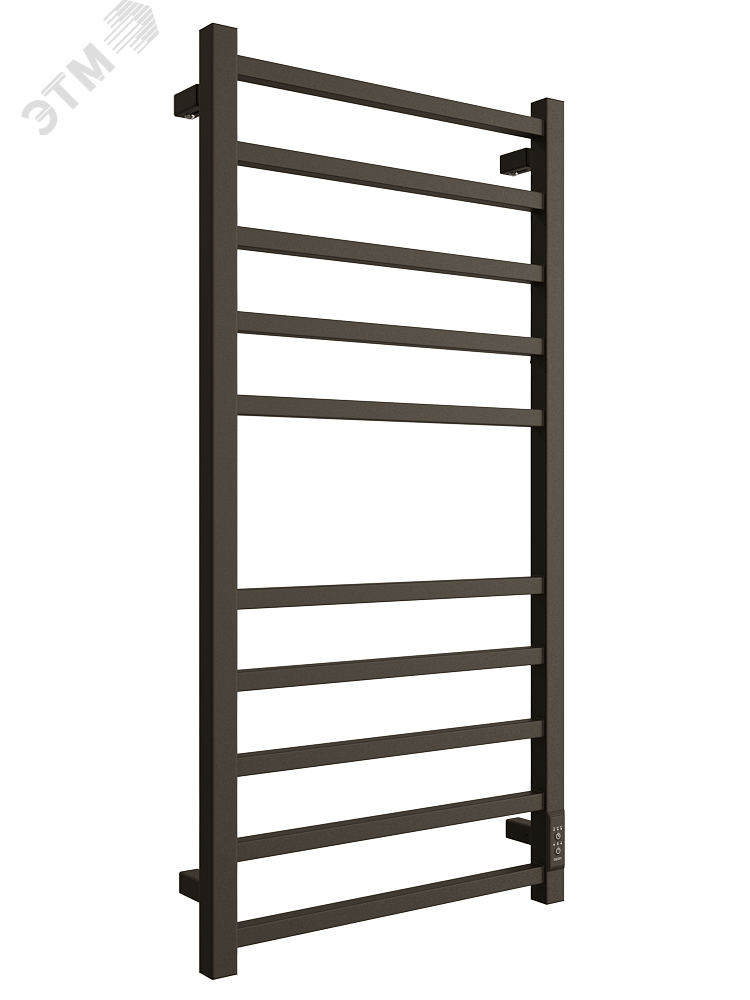 Изображение товара Электрический полотенцесушитель L plaza neo 100/50 с диммером черный матовый