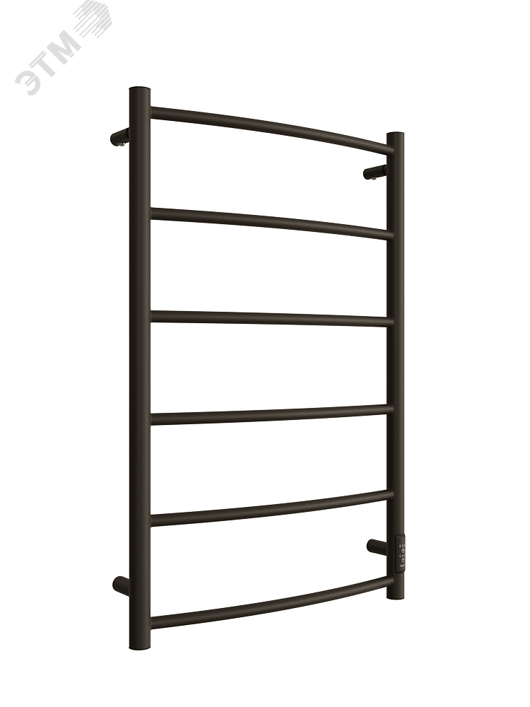 Изображение товара Полотенцесушитель электрический с диммером R neo 80/50 цвет чёрный матовый (шт)