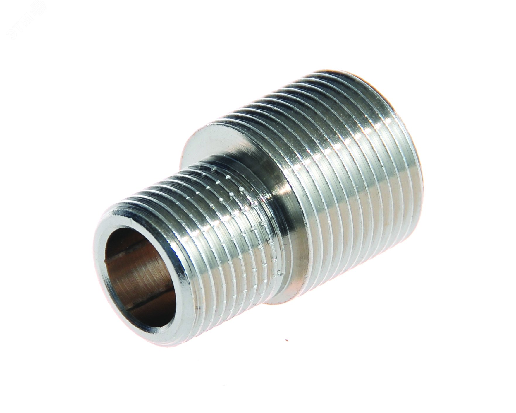 Изображение товара Эксцентрик 40 мм 3/4'х1/2' латунь хром DWIN для полотенцесушителя