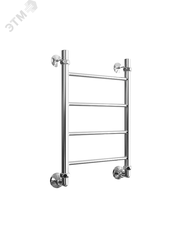 Изображение товара Полотенцесушитель водяной J 60/40 с крепежом, фитингами и отражателями цвет хром (шт)