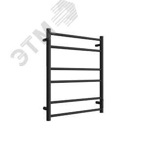 Изображение товара Полотенцесушитель электрический L neo 60/50 с диммером цвет чёрный матовый (шт)