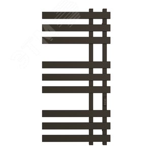 Изображение товара Полотенцесушитель электрический из квадратного профиля LX-2 plaza neo 100/50 с диммером цвет черный матовый (шт)