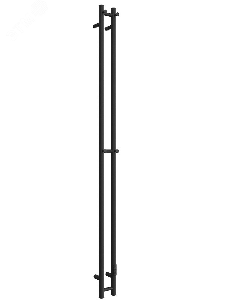 Полотенцесушитель электрический X-2 neo 140/8 с диммером цвет черный матовый 4657795059964 ДВИН - превью 2