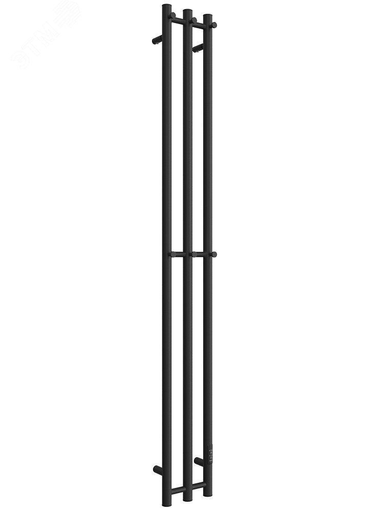 Полотенцесушитель электрический X-3 neo 120/12 с диммером цвет черный матовый 4657801240218 ДВИН - превью 2