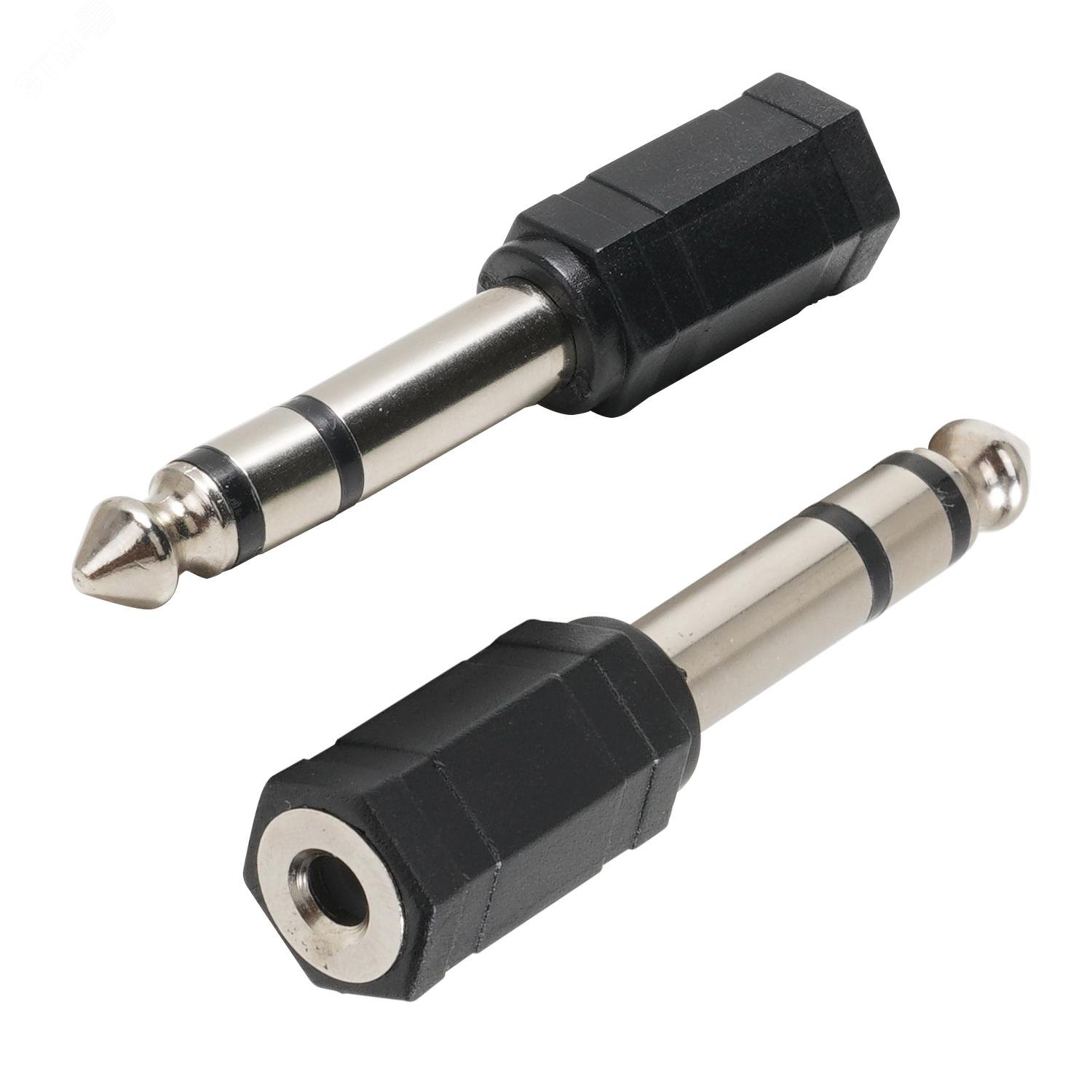 Изображение товара Переходник аудио стерео 6.35мм M на 3.5мм F VCOM CA546