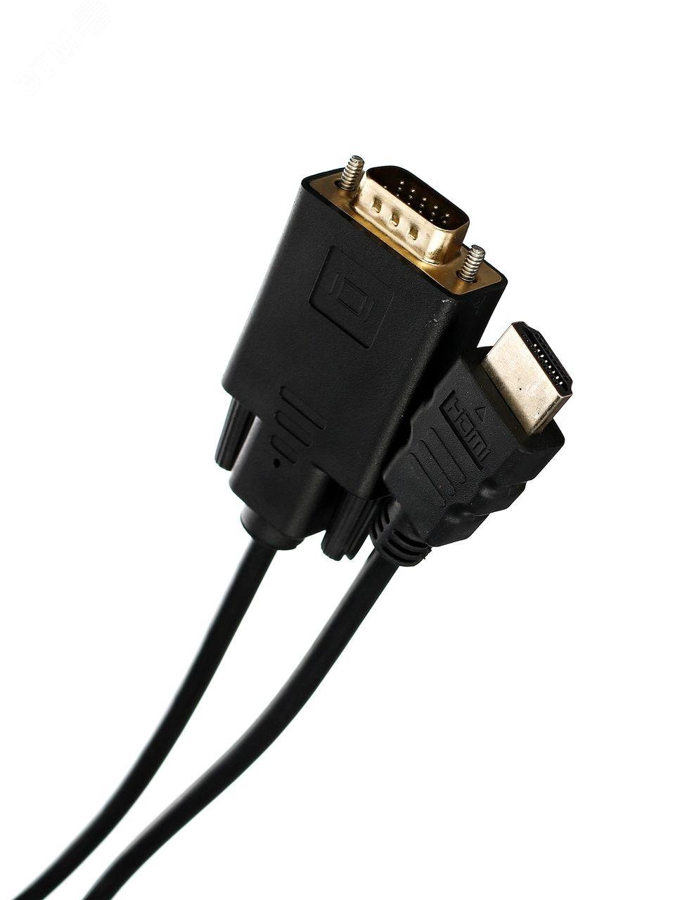 Изображение товара Кабель-переходник HDMI на VGA М 1.8м VCOM CG596-1.8M для видеосигнала