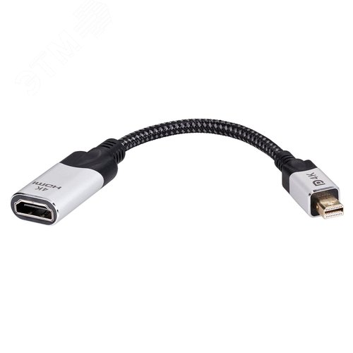 Изображение товара Адаптер переходник Mini DisplayPort M на HDMI F, 4K@60Hz , 0.15м. (шт)
