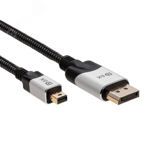 Изображение товара Кабель-переходник Mini DisplayPort M на Display Port M v1.4, 1.8м. (шт)