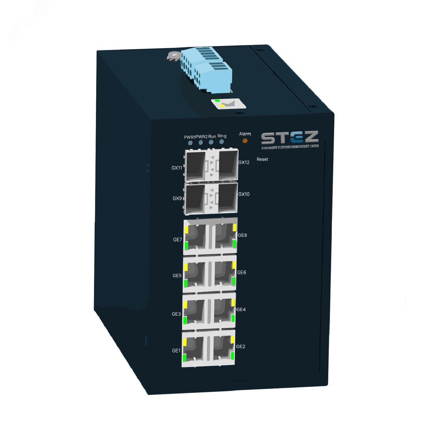 Изображение товара Промышленный коммутатор СТЭЗ 70110005 для промышленных сетей - надежное оборудование