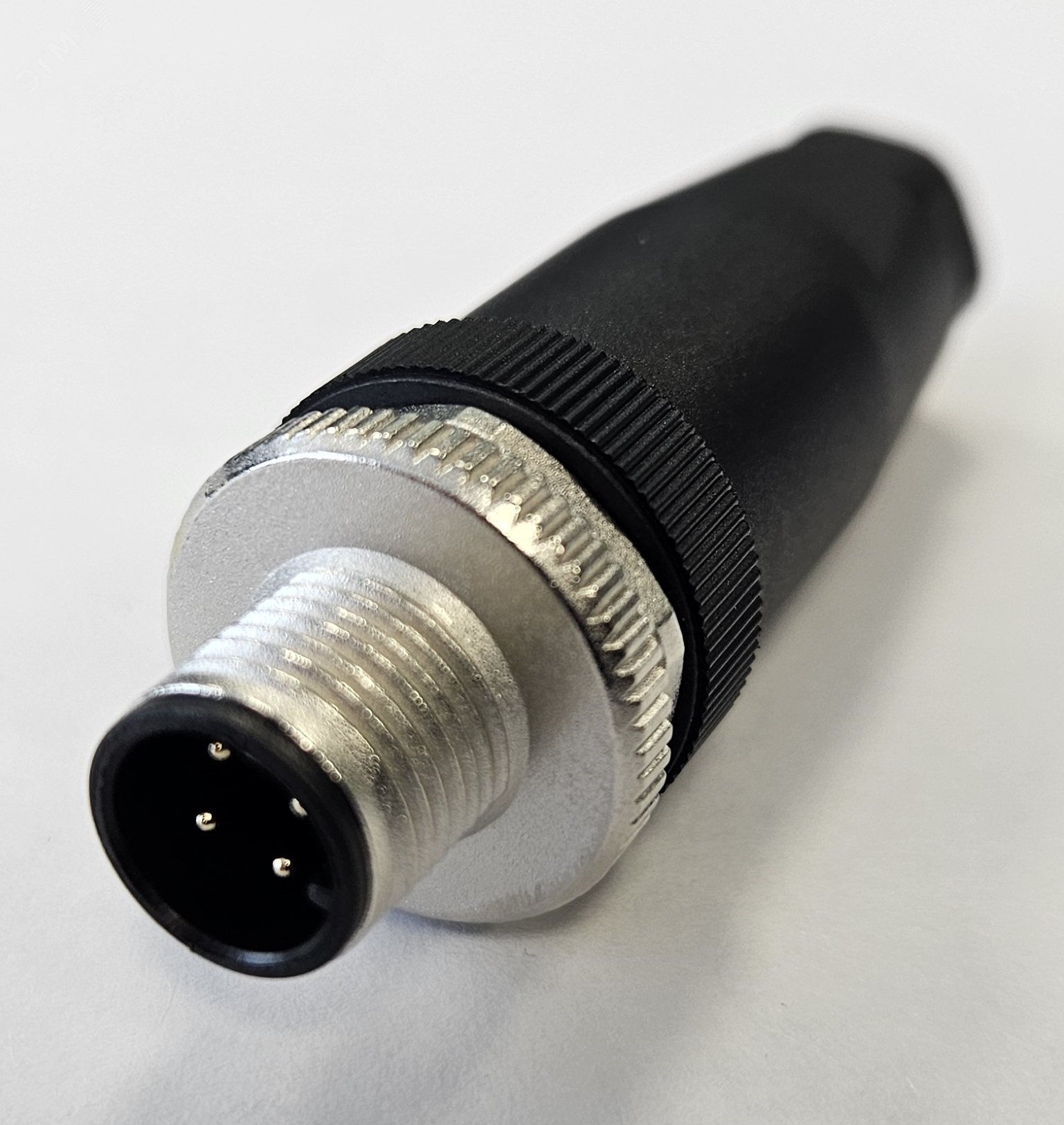 Изображение товара Разъем М12, 4A, штыревой, винт, пластиковый, прямой, резьба PG7, кабельная часть (шт)