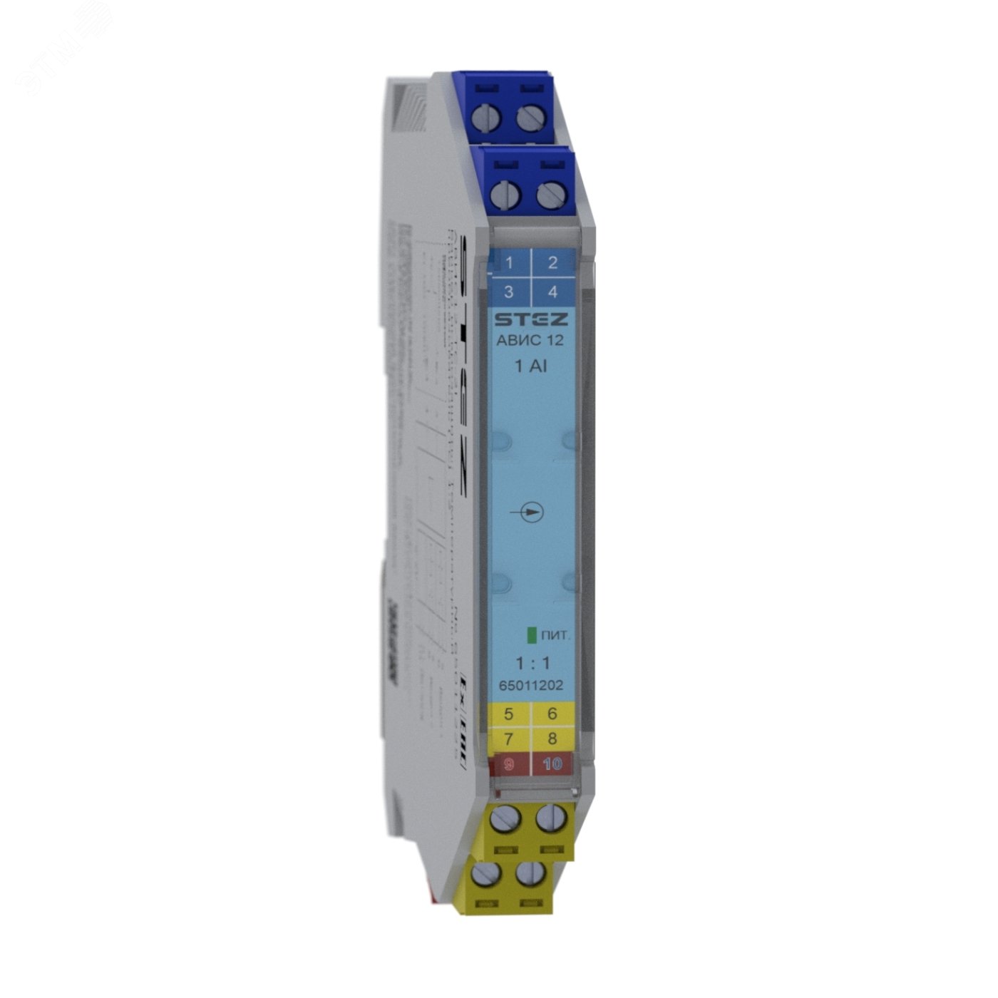 Изображение товара Барьер искрозащиты, разделительный преобразователь входных аналоговых сигналов (шт)