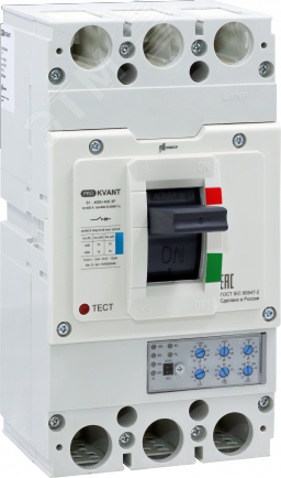 Изображение товара Выключатель автоматический PRO.KVANT S1-400H 3P 400A 70 kA (шт)