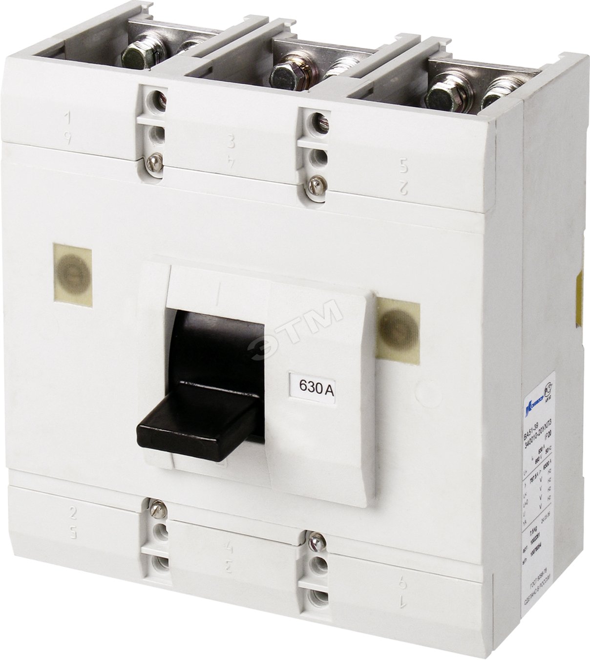 Выключатель автоматический ВА 5139 320А 340010 РЭ3850А задн. Al шина ...