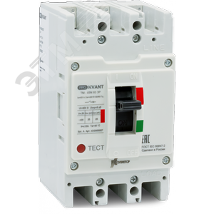 Изображение товара Выключатель автоматический PRO.KVANT TM-63S 3P 25A 50 kA (шт)