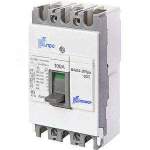 Выключатель автоматический ВА04-31 Про 3p 40А Icu-10kA (100C)