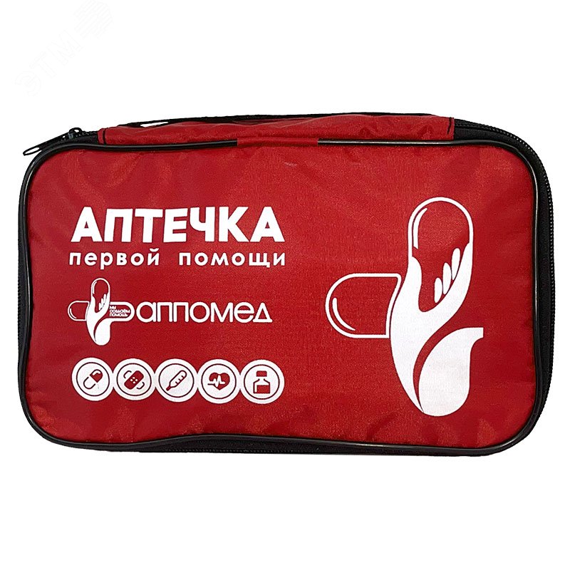 Аптечка для оказания первой помощи работникам по приказу Минздрава России № 1331н пластиковый чемоданчик 2909 АППОМЕД - превью 2