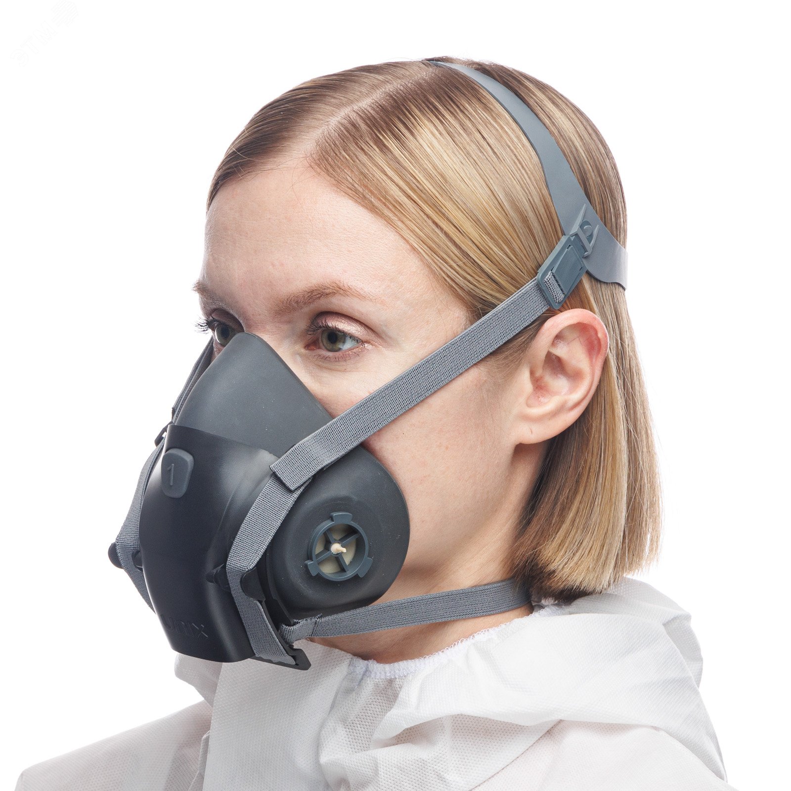 Изображение товара Полумаска изолирующая UNIX 2100 2 рост для защиты дыхательных органов