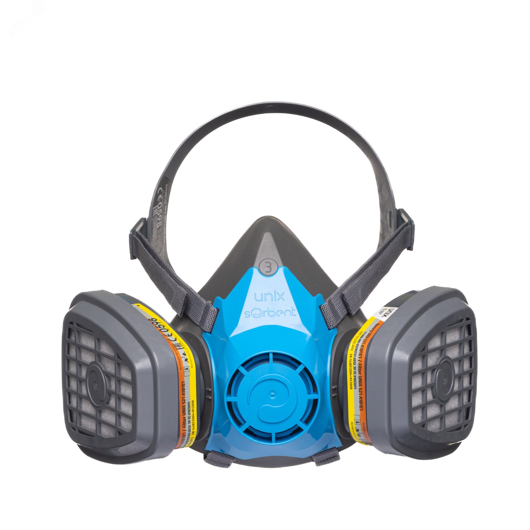 Изображение товара Респиратор UNIX 1000 3 рост с фильтрами и сумкой для защиты органов дыхания