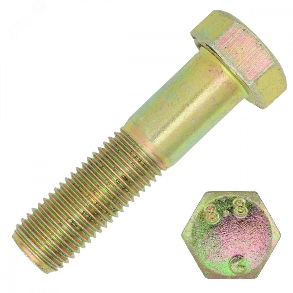 Болт М10-6gх55.88.40Х.016 ГОСТ 7798-70 с          шестигранной головкой оцинкованный