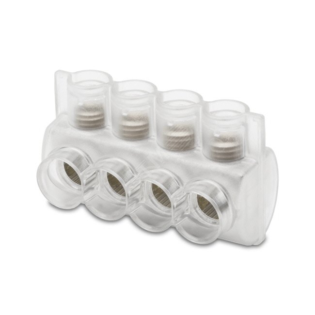 Изображение товара Клеммник Al 4х10-50 мм2 Cu 2.5-35 мм2 ЭНЕРВИК KE10.504 стационарный алюминиевый