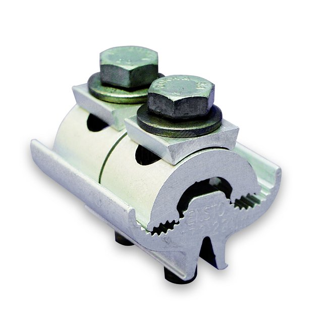 Изображение товара Зажим соединительный плашечный 2 болта М8, Al 6-95 мм2