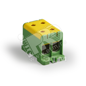 Блок клеммный распределительный желто-зеленый Al/Cu 35-150мм.кв 4 подключения (KE68.3R)