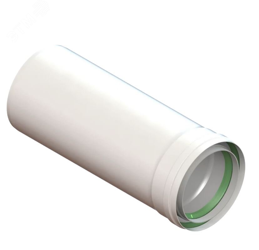 Изображение товара Удлинение d 80/100 мм L 250 мм утепленное (алюминий) (шт)