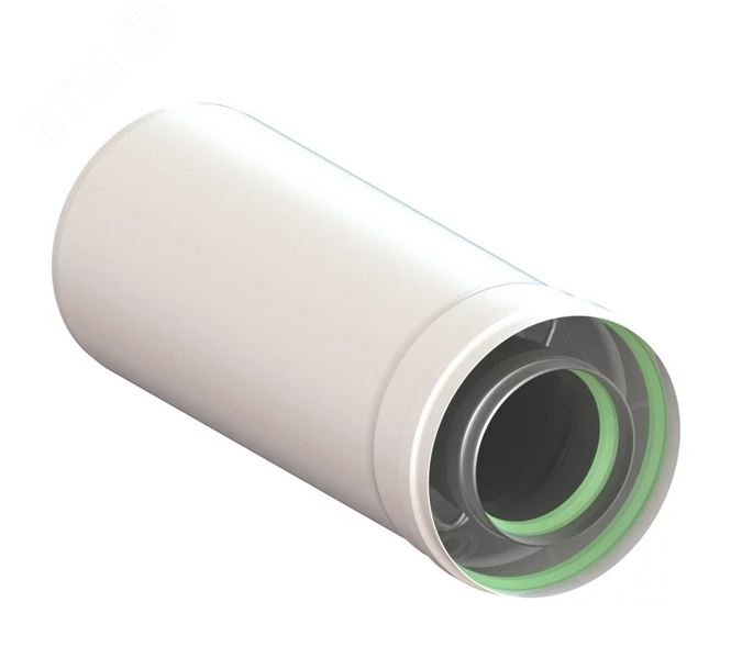 Изображение товара Удлинение коаксиальное d 60/100 мм L 250 мм алюминий (шт)